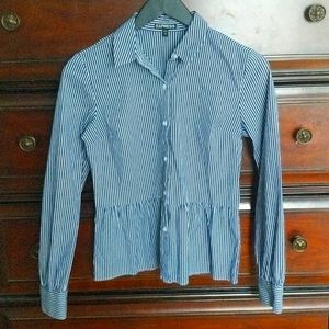 Express peplum dress shirt